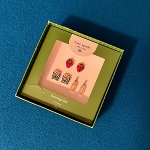 NWT Kate Spade x Target Set of 3 Earrings